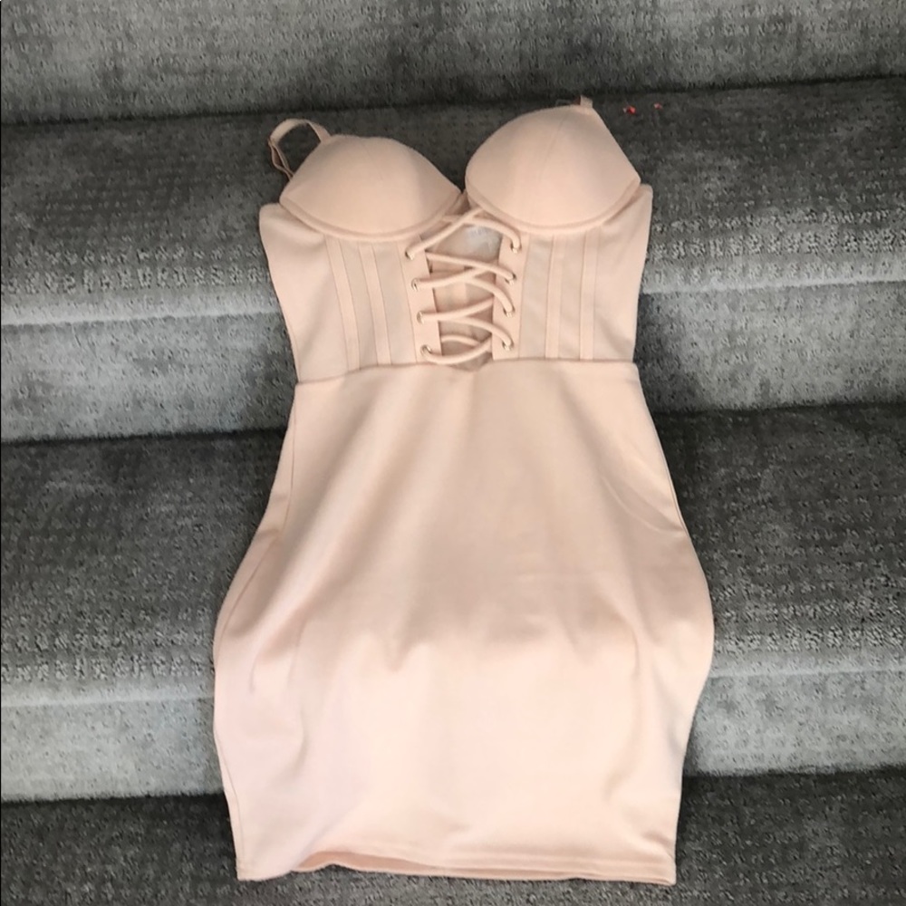 Sexy little peach dress